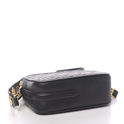 Fendi Vitello Century F is Fendi Bi-Color FF 1974 Embossed Camera Case Maya Black 4 of 11