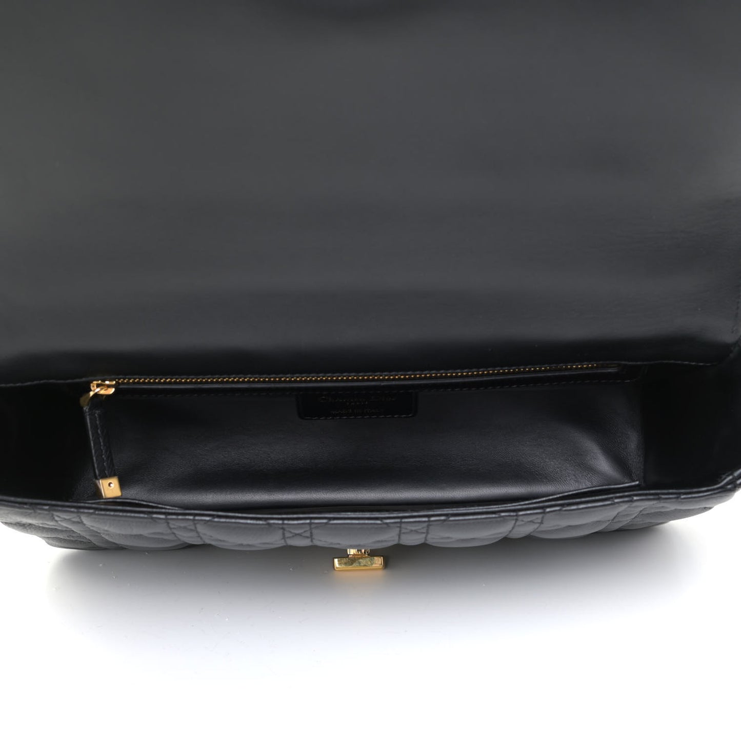 Lambskin Cannage Large Caro Bag Black