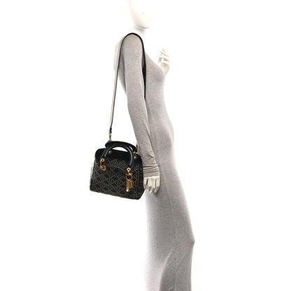 Christian Dior Calfskin Cannage Studded Medium Supple Lady Dior Black 2 of 10