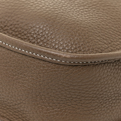 Hermes Taurillon Clemence Evelyne III PM Etoupe 10 of 11