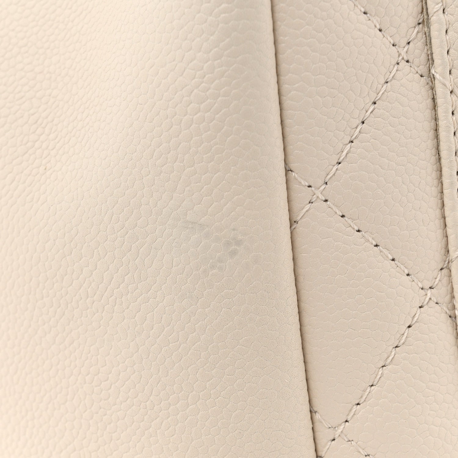 Chanel Caviar Quilted Grand Shopping Tote GST White 14 of 16