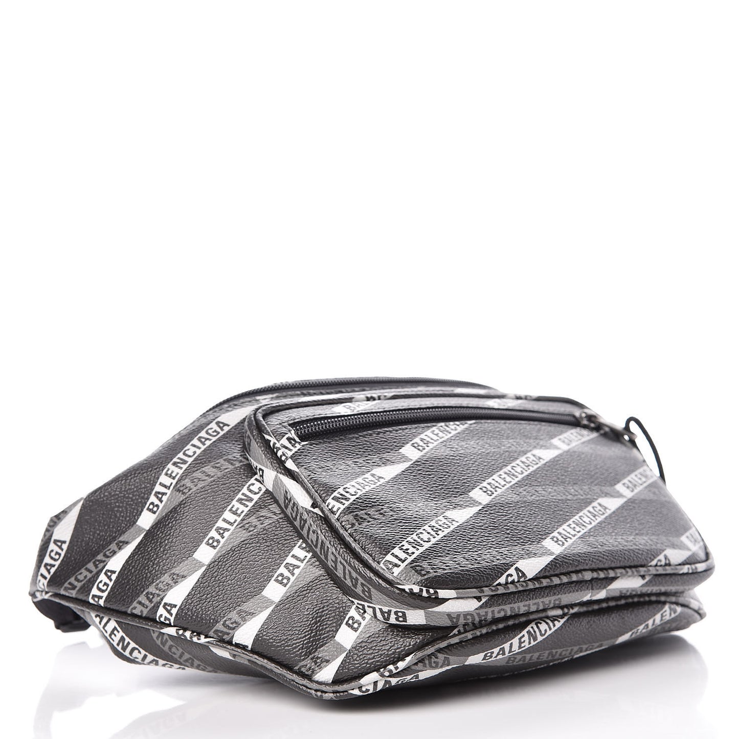 Coated Canvas Losange Monogram Explorer Belt Bag Black Grey