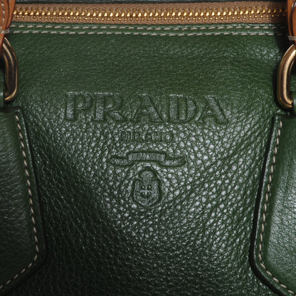 Prada Vitello Caribu Bauletto Larice 5 of 8
