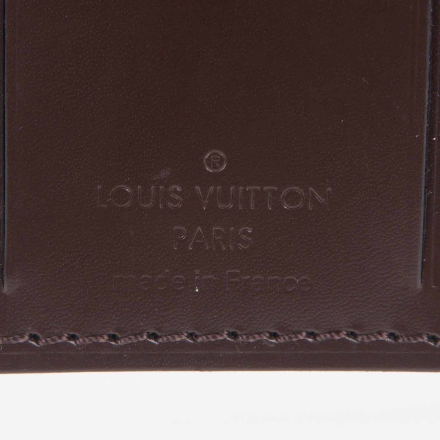 Calfskin Luggage Tag Ebene