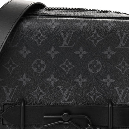 Louis Vuitton Monogram Eclipse Steamer Messenger 7 of 10
