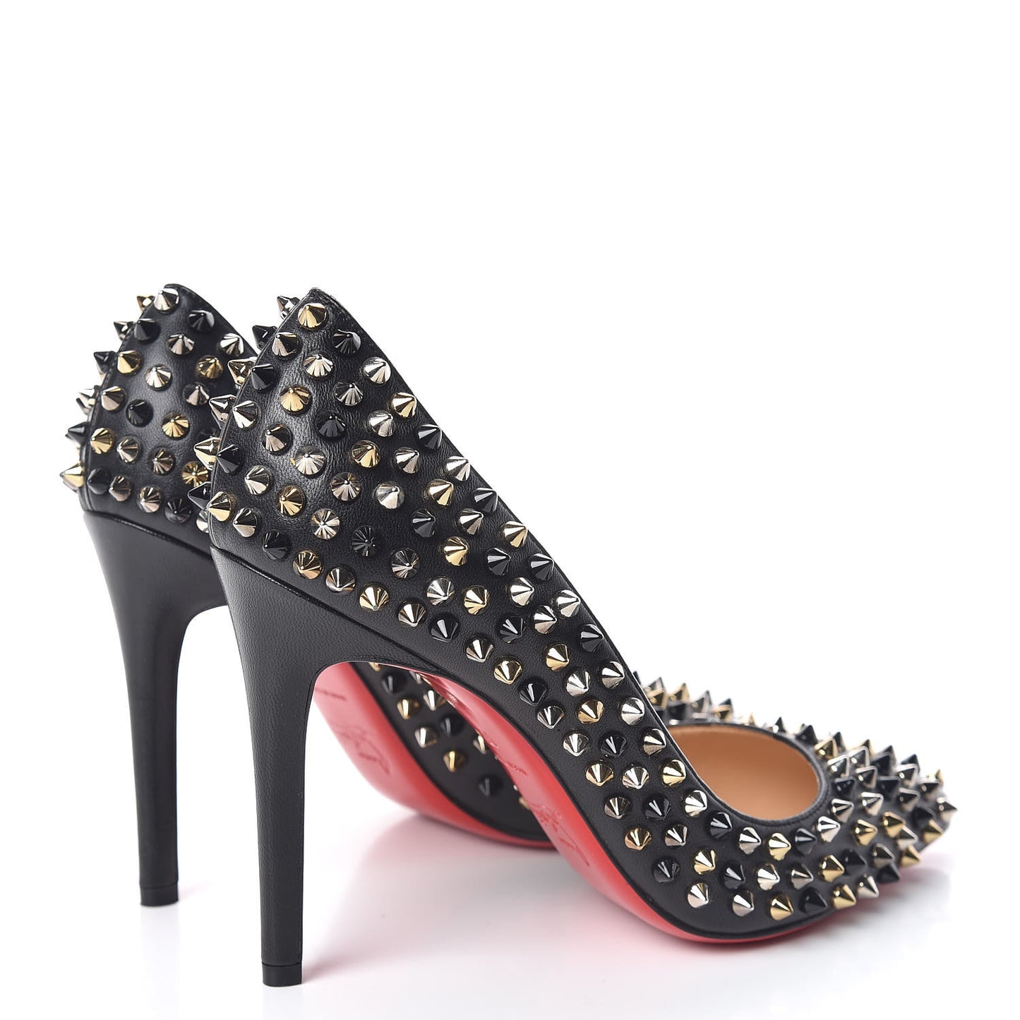 Nappa Pigalle Spikes 100 Pumps 37 Black