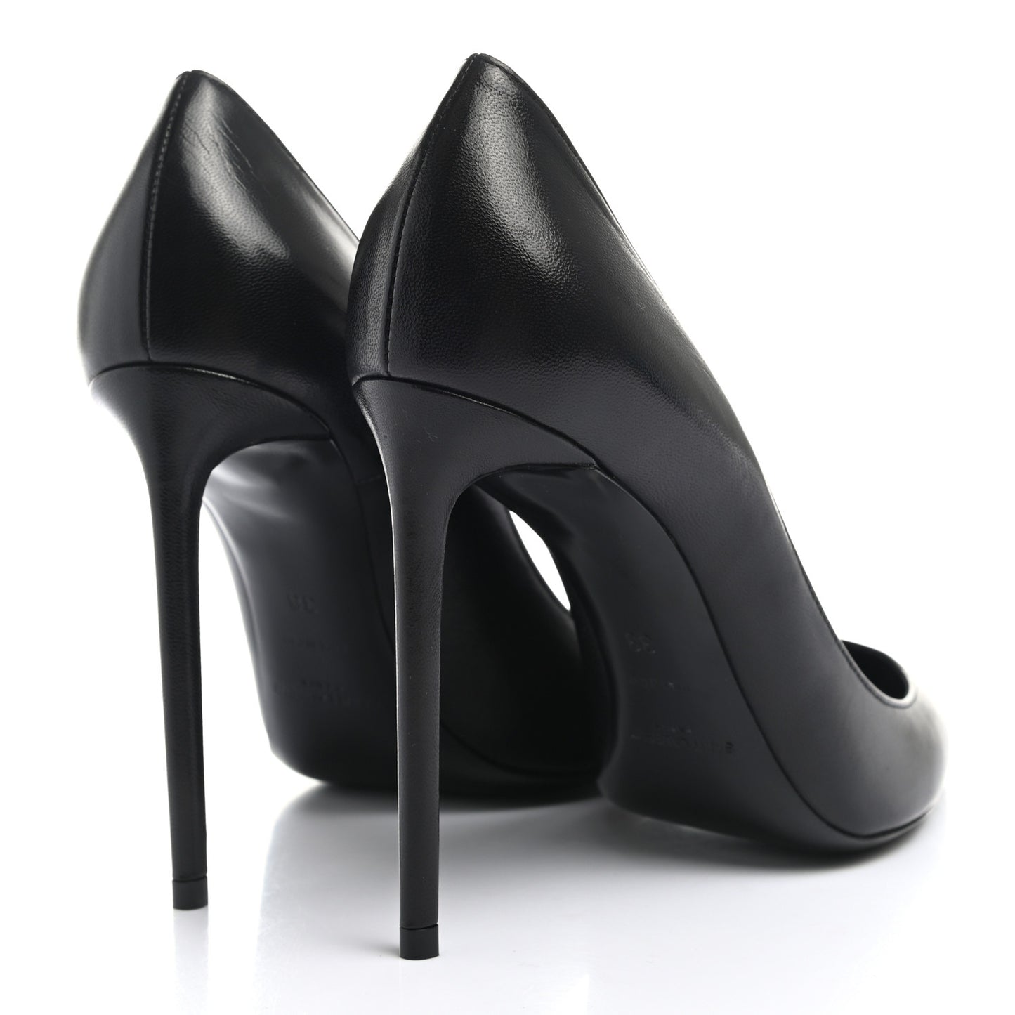 Calfskin Zoe 105 Pumps 38 Black
