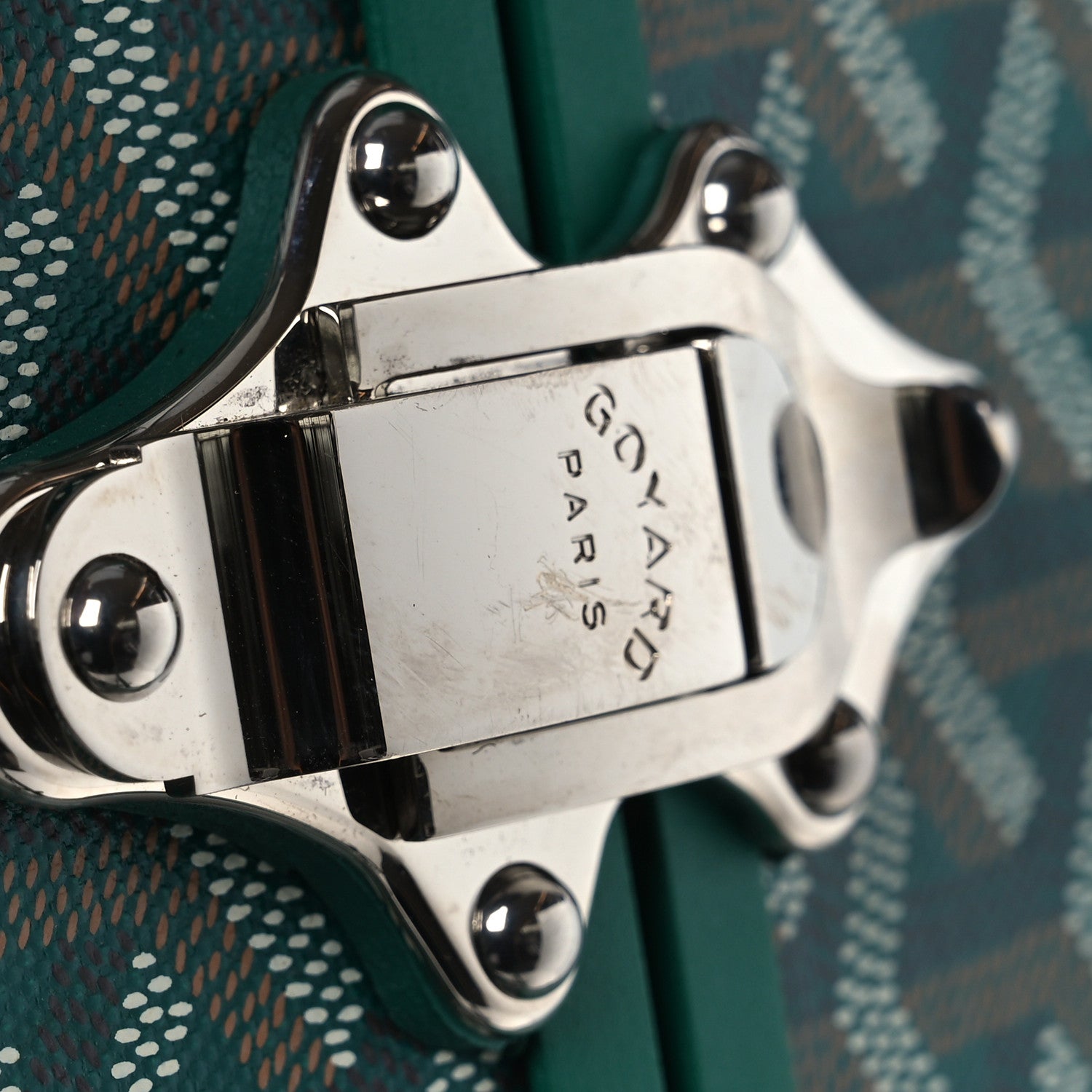 Goyard Goyardine Bourget PM Green 15 of 18
