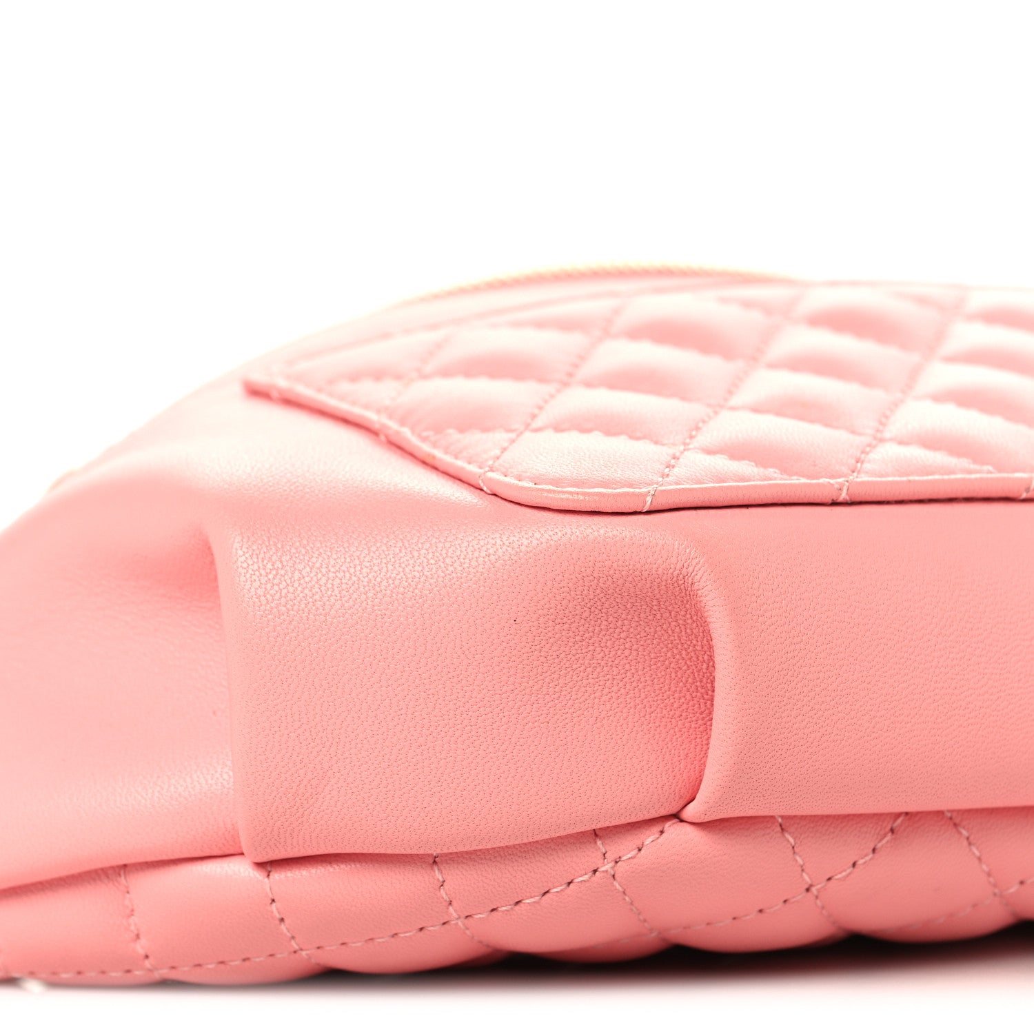 Chanel Lambskin Quilted Bi Waist Bag Fanny Pack Pink 8 of 10