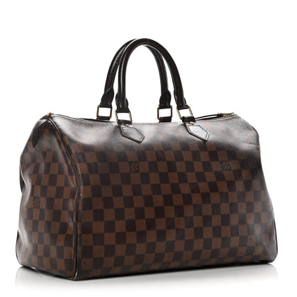 Louis Vuitton Damier Ebene Speedy 35 2 of 23