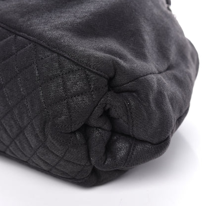 Chanel Jersey Melrose Cabas Black 6 of 10