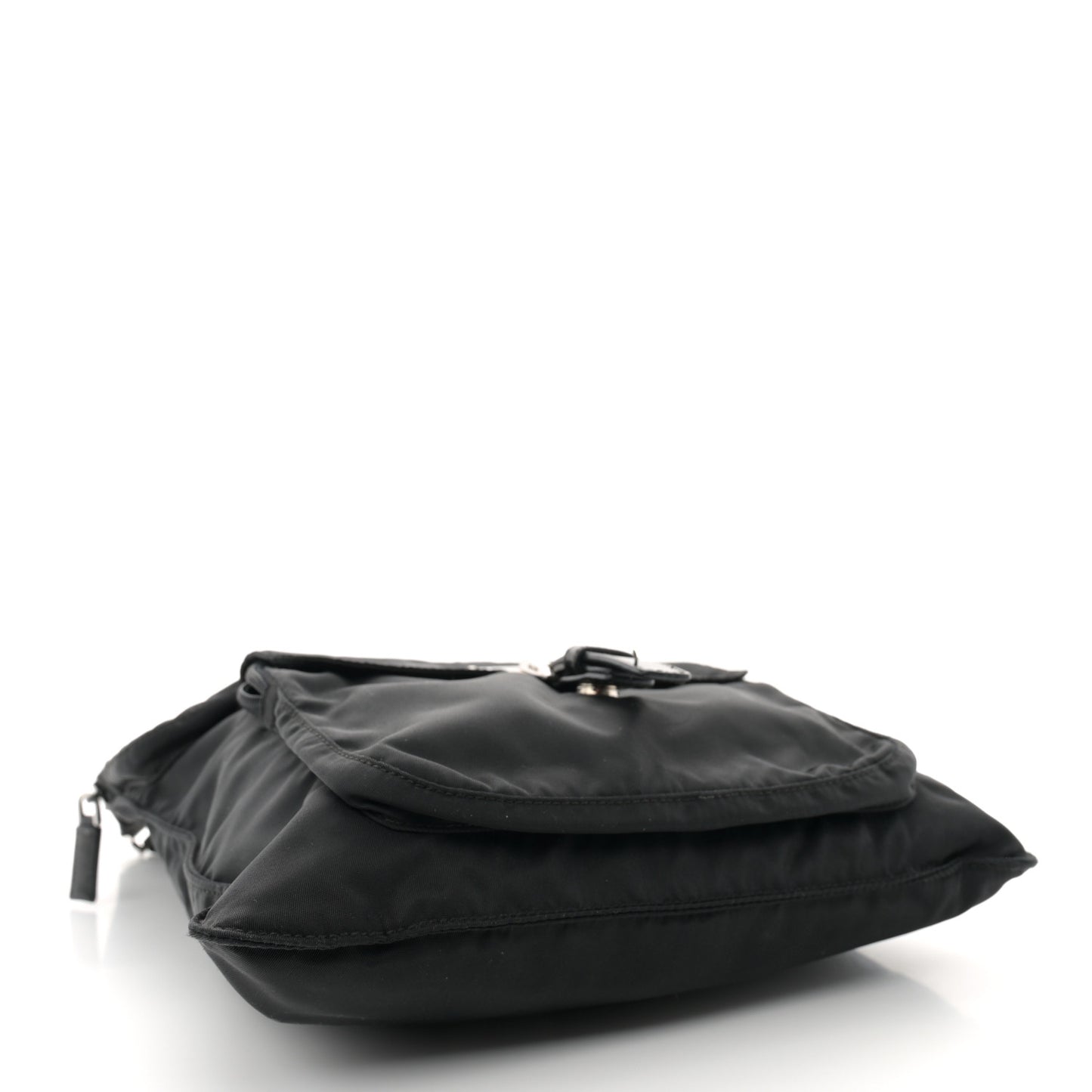 Nylon Vela Sling Messenger Bag Black