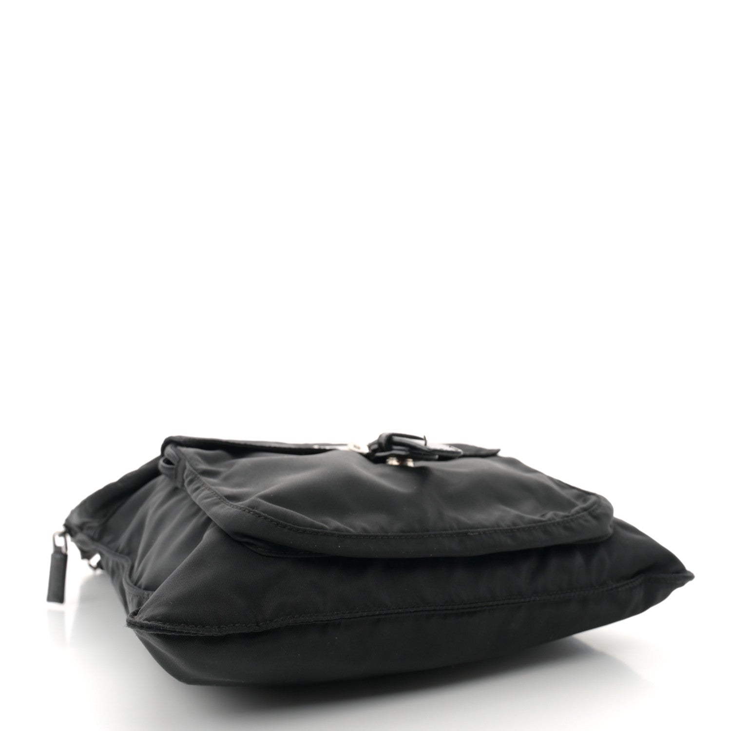 Prada Nylon Vela Sling Messenger Bag Black 4 of 11