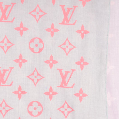 Louis Vuitton Cotton Monogram Sunrise Stole Blue Ciel 11 of 13