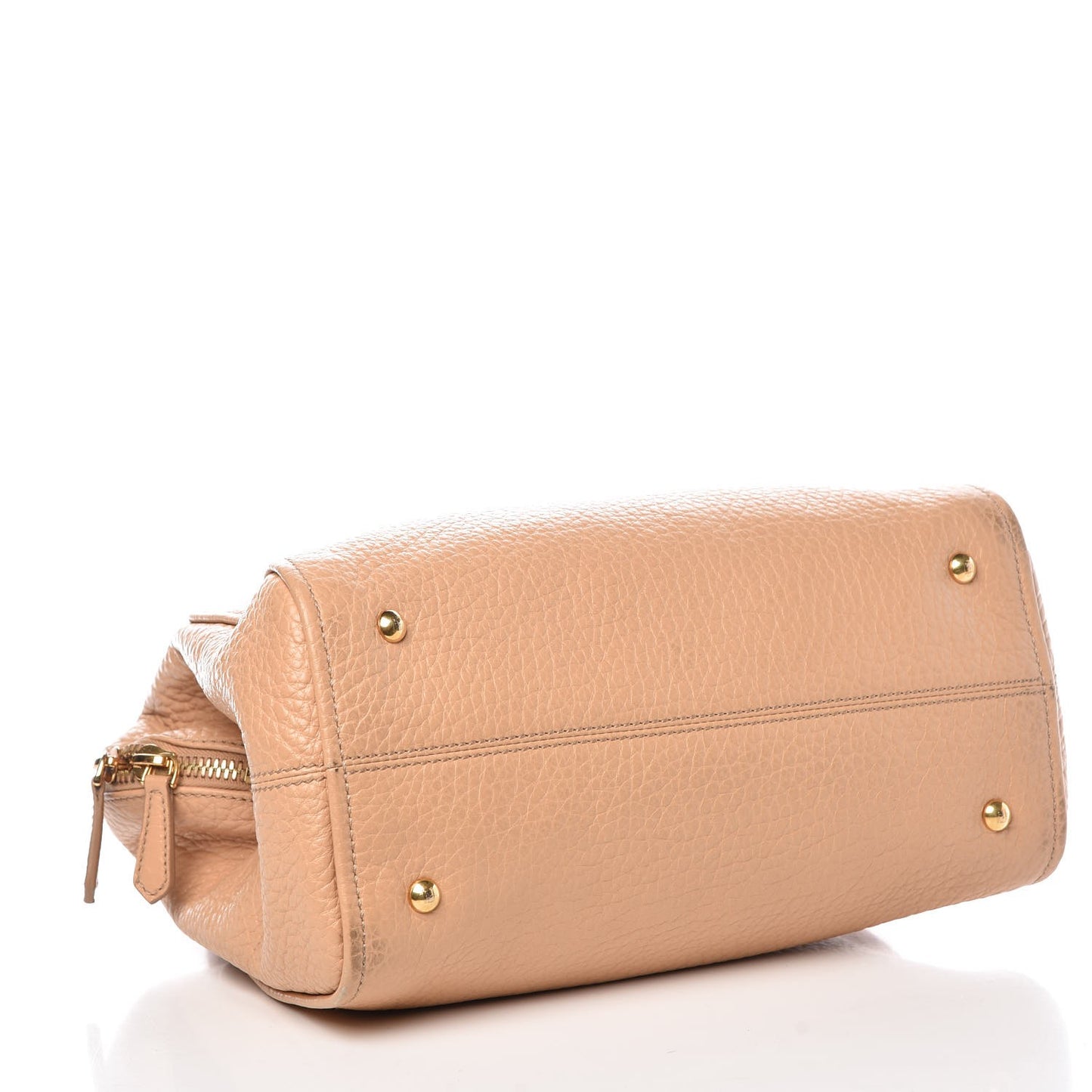 Pebbled Calfskin Small Chameleon Tote Nude