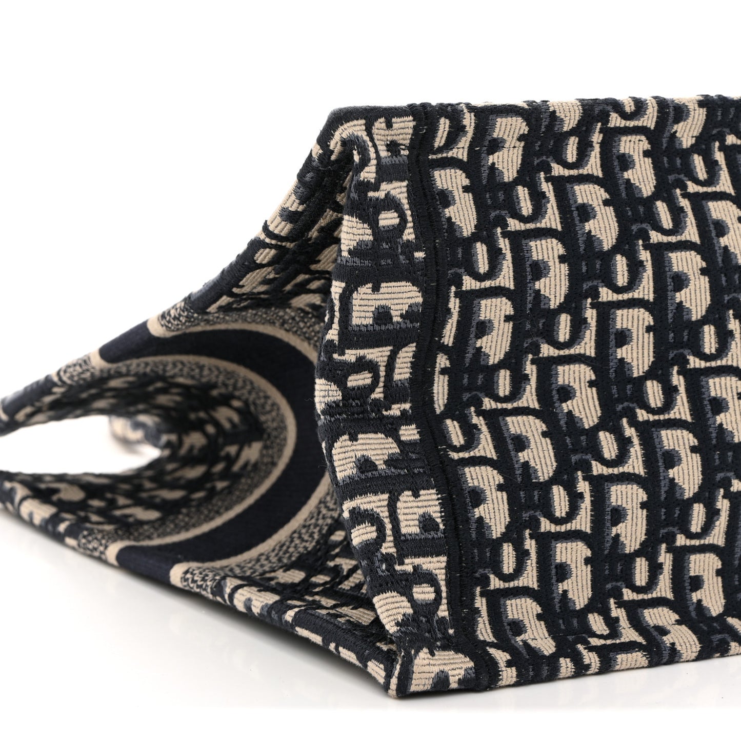 Oblique Medium Book Tote Blue Multicolor