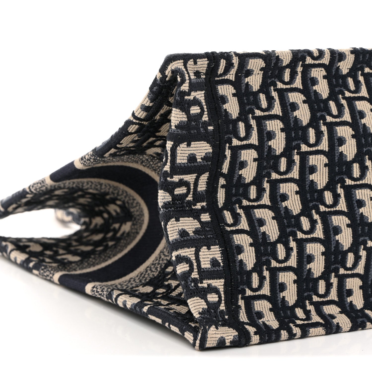 Christian Dior Oblique Medium Book Tote Blue Multicolor 9 of 12