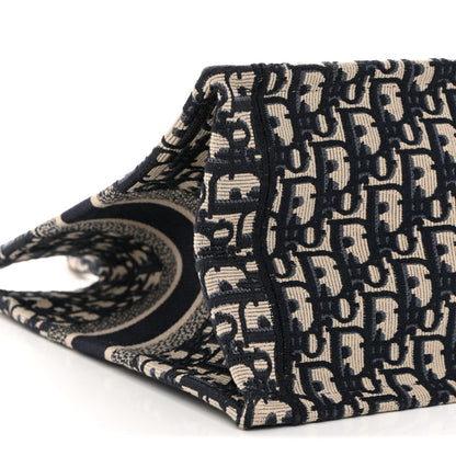Christian Dior Oblique Medium Book Tote Blue Multicolor 9 of 12