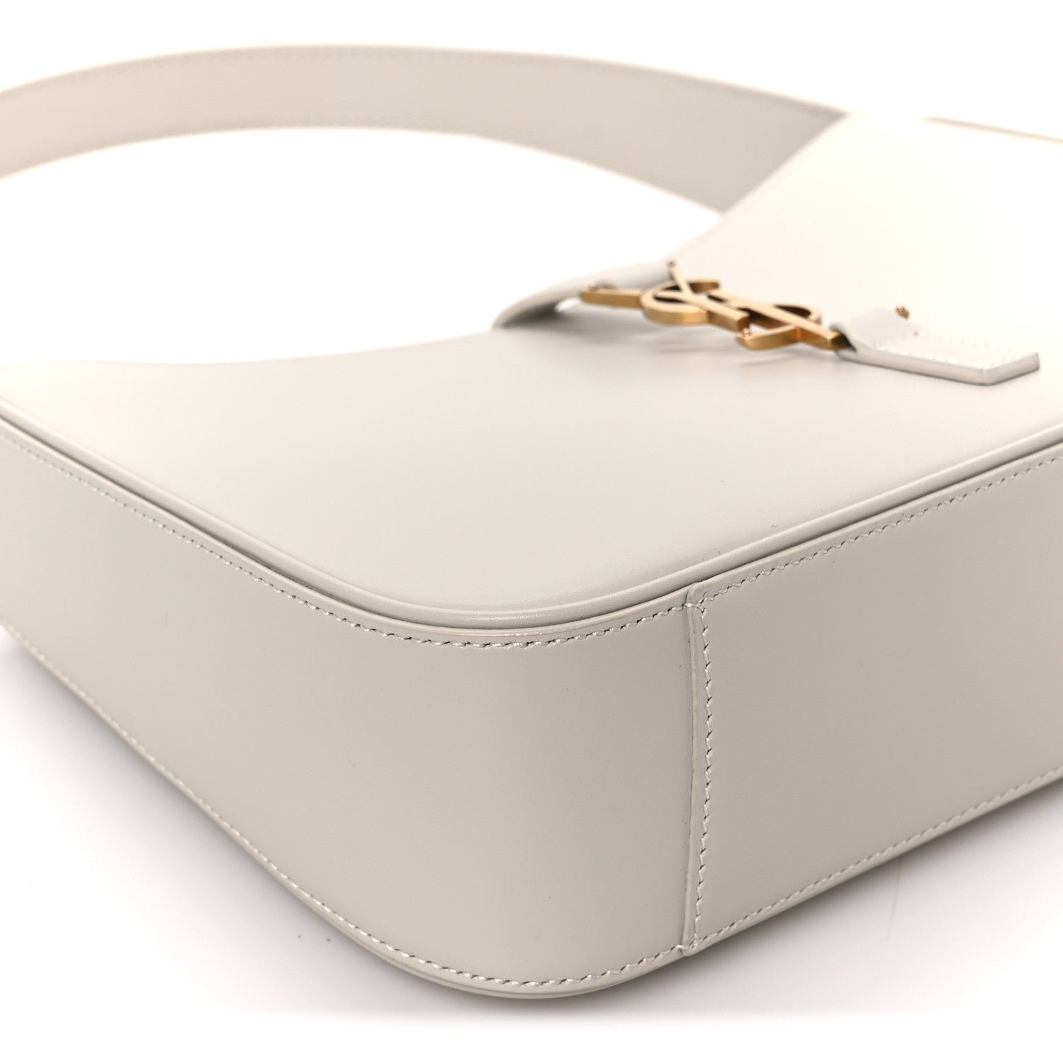 Saint Laurent Smooth Calfskin Le 5 A 7 Hobo Crema Soft 9 of 10