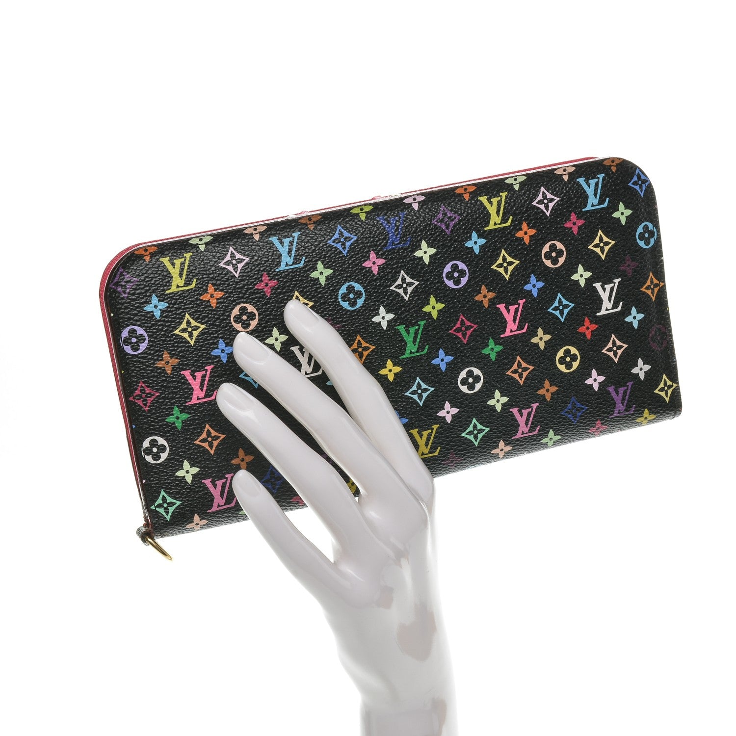 Louis Vuitton Monogram Multicolor Insolite Wallet Black Grenade 2 of 6