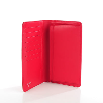 Chanel Caviar Timeless CC Yen Wallet Dark Pink 13 of 22