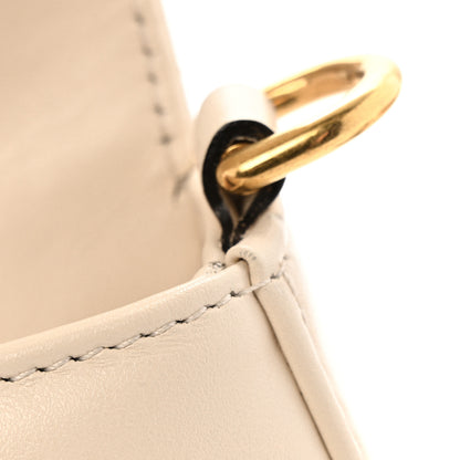 Gucci Calfskin Matelasse Mini GG Marmont Top Handle Shoulder Bag White 16 of 16