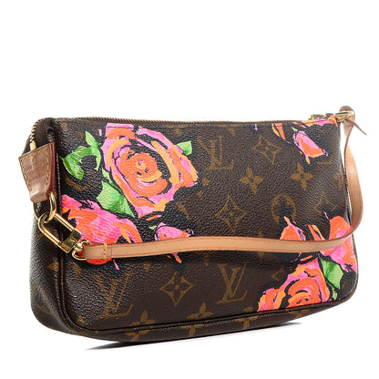 Louis Vuitton Monogram Roses Pochette Accessories 3 of 7