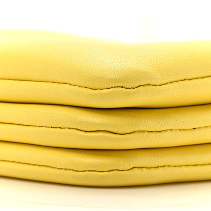 Celine Lambskin Small Trio Crossbody Bag Citron 10 of 14