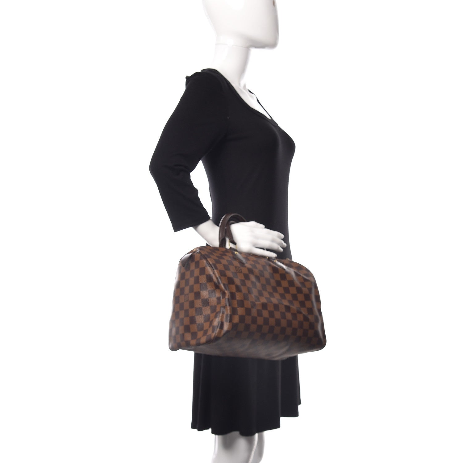 Louis Vuitton Damier Ebene Speedy 30 2 of 9