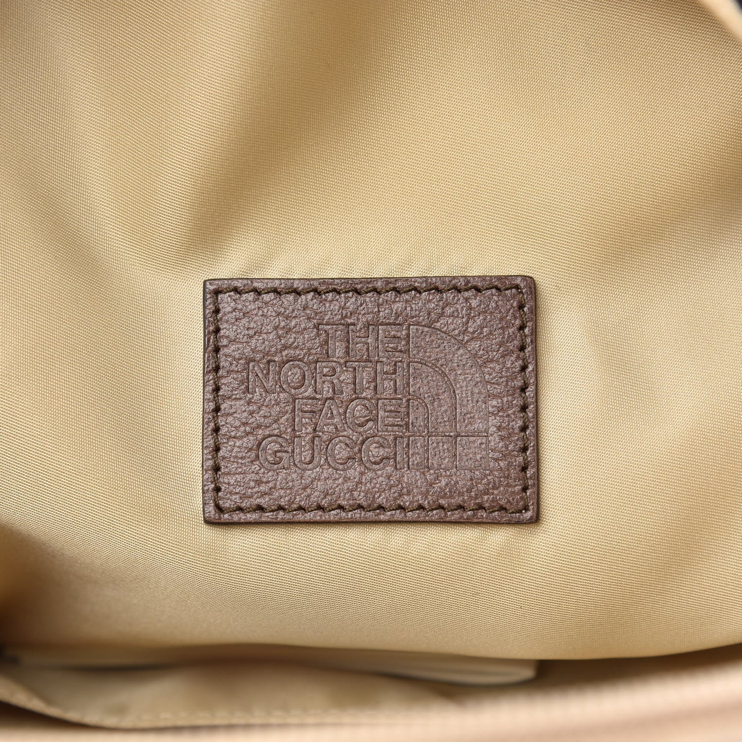 X THE NORTH FACE Econyl Nylon Geometric Interlocking G Print Medium Backpack Multicolor