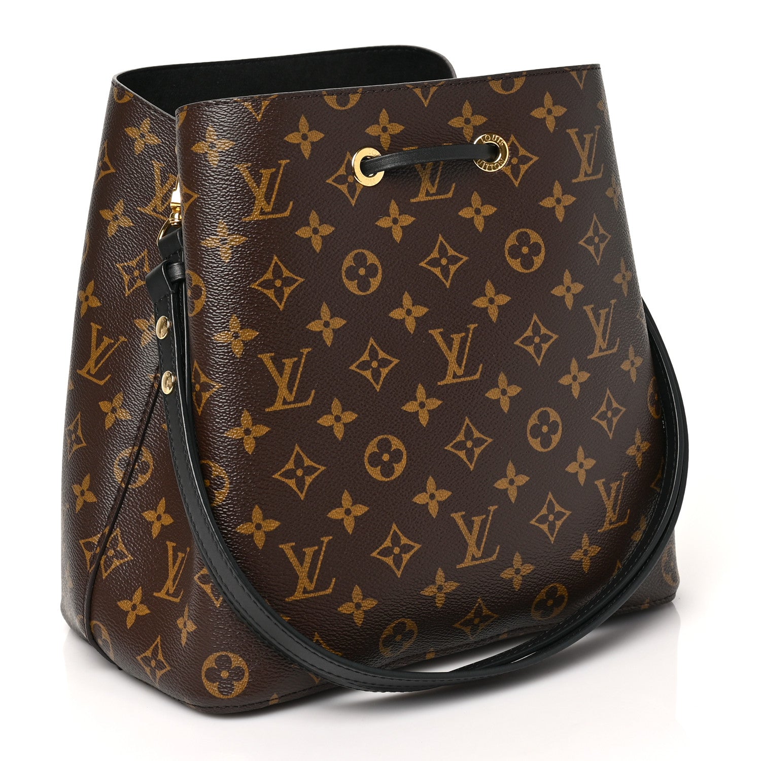 Louis Vuitton Monogram Neonoe MM Black 3 of 7