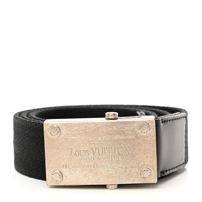 Louis Vuitton Bengale Inventeur Belt 85 34 Black 1 of 6