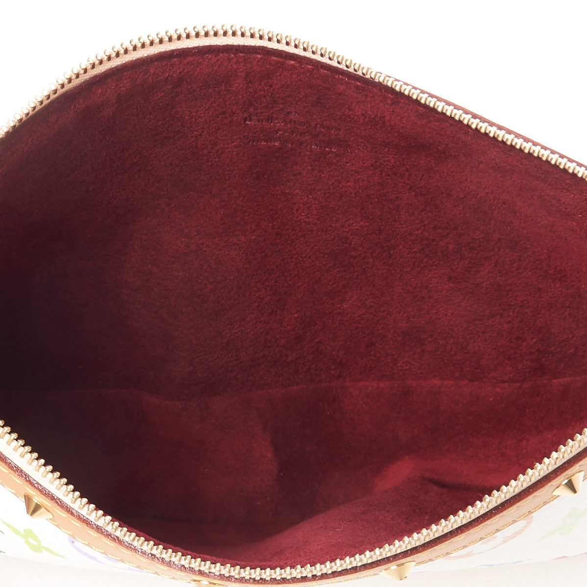 Monogram Multicolor Pochette Accessories White