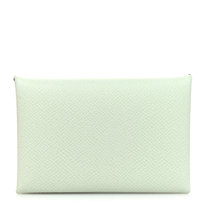 Hermes Epsom Calvi Card Case Vert Fizz 1 of 10