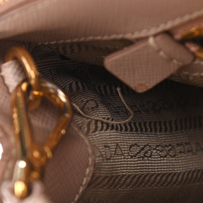 Prada Saffiano Small Galleria Double Zip Tote Cammeo 11 of 20