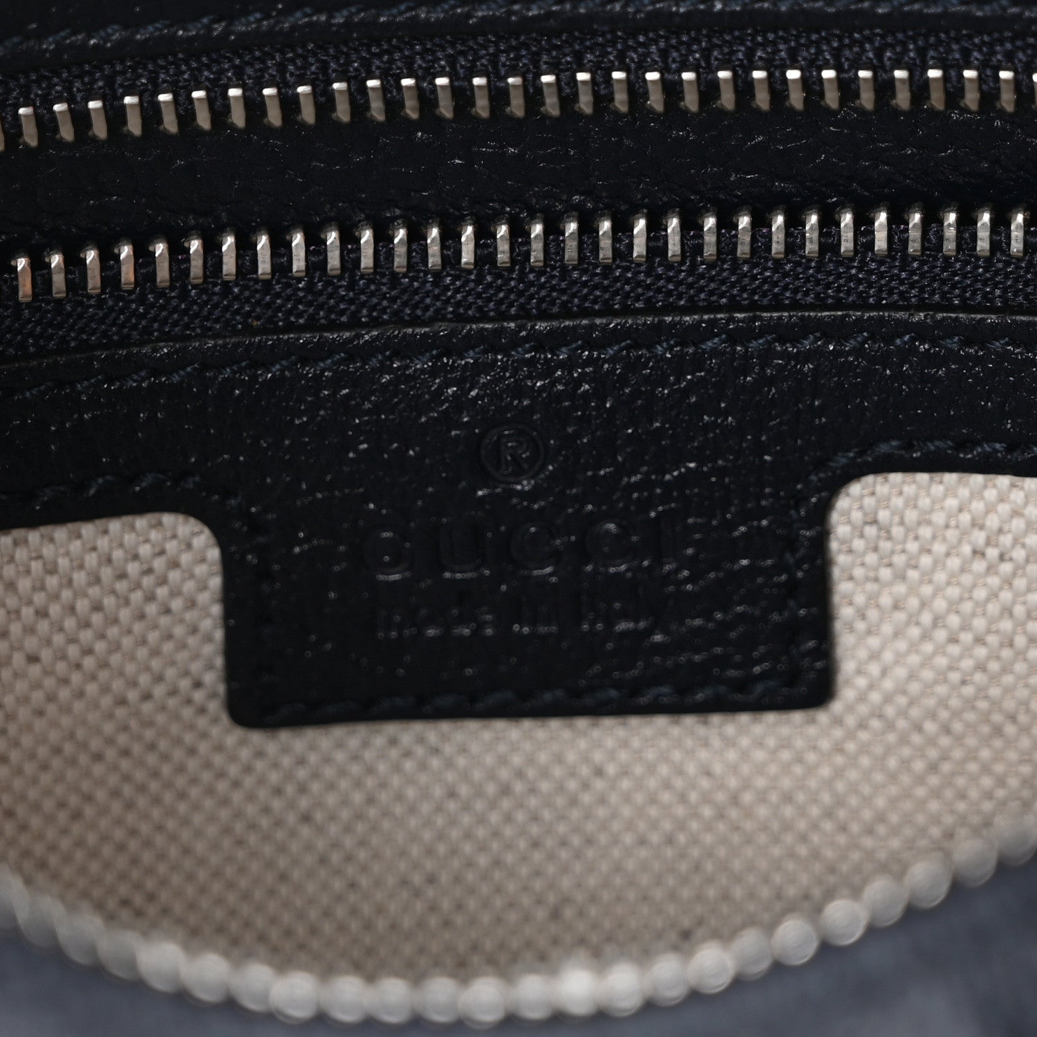 Gucci GG Supreme Monogram Textured Calfskin Web Large Attache Shoulder Bag Beige Blue 6 of 11