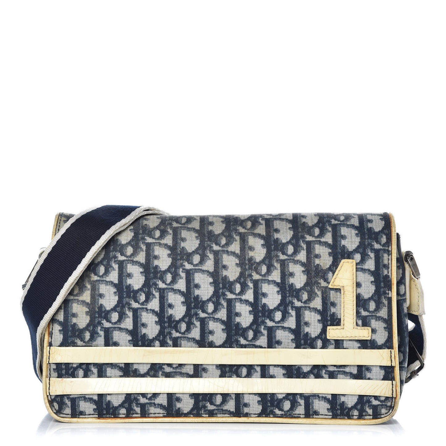 Monogram Messenger Bag Blue