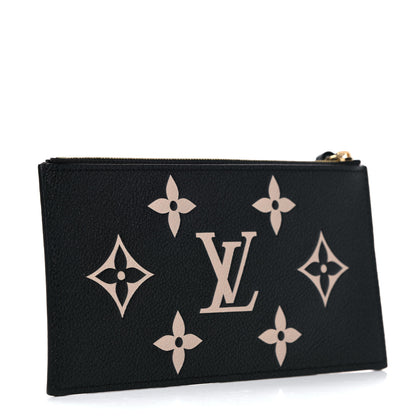 Louis Vuitton Empreinte Monogram Giant Crafty Pochette Felicie Zippered Insert Black 3 of 8