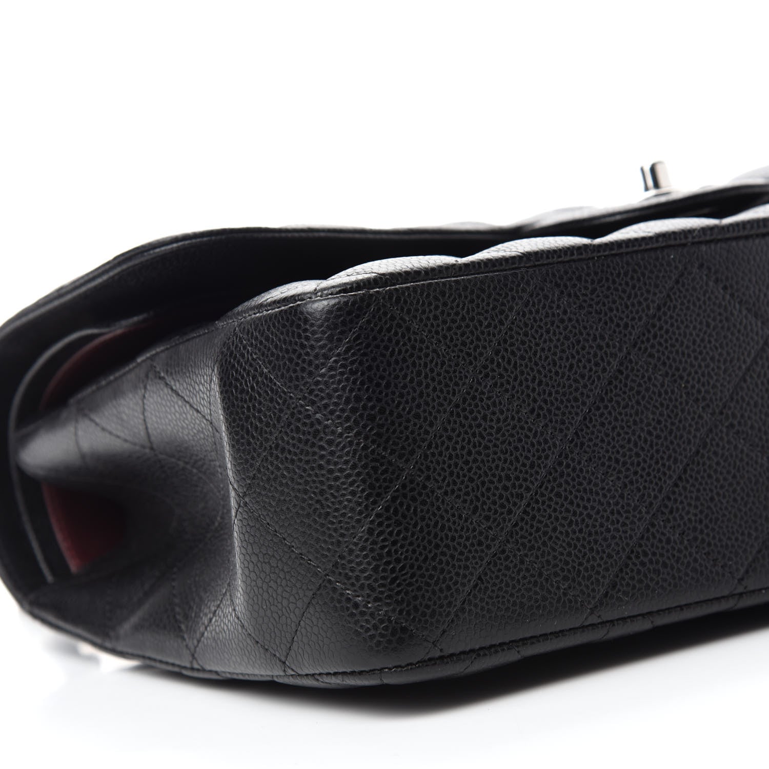 Chanel Caviar Quilted Jumbo Double Flap Black 6 of 11