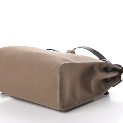 Hermes Vache Hunter Toile Herbag Zip 31 PM Etoupe Ebene 6 of 9