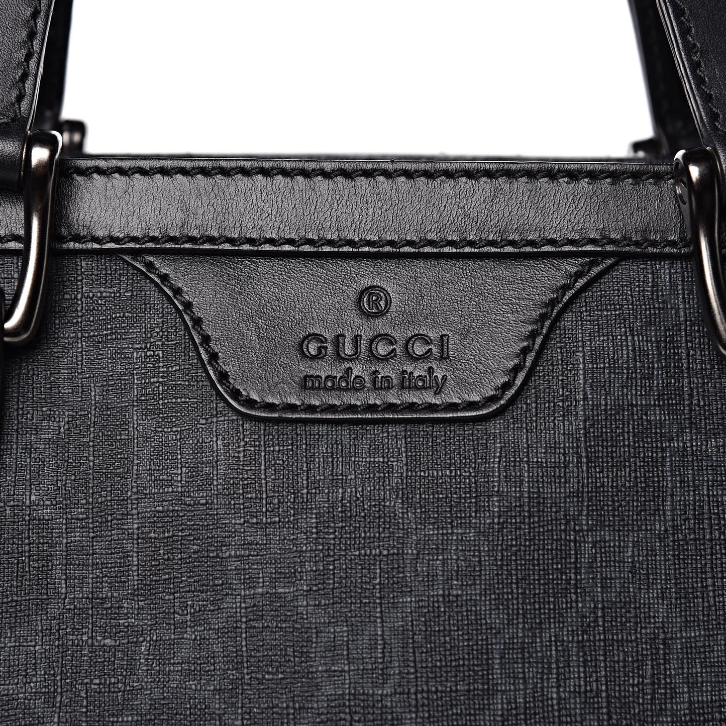 GG Supreme Monogram Tote Black Grey