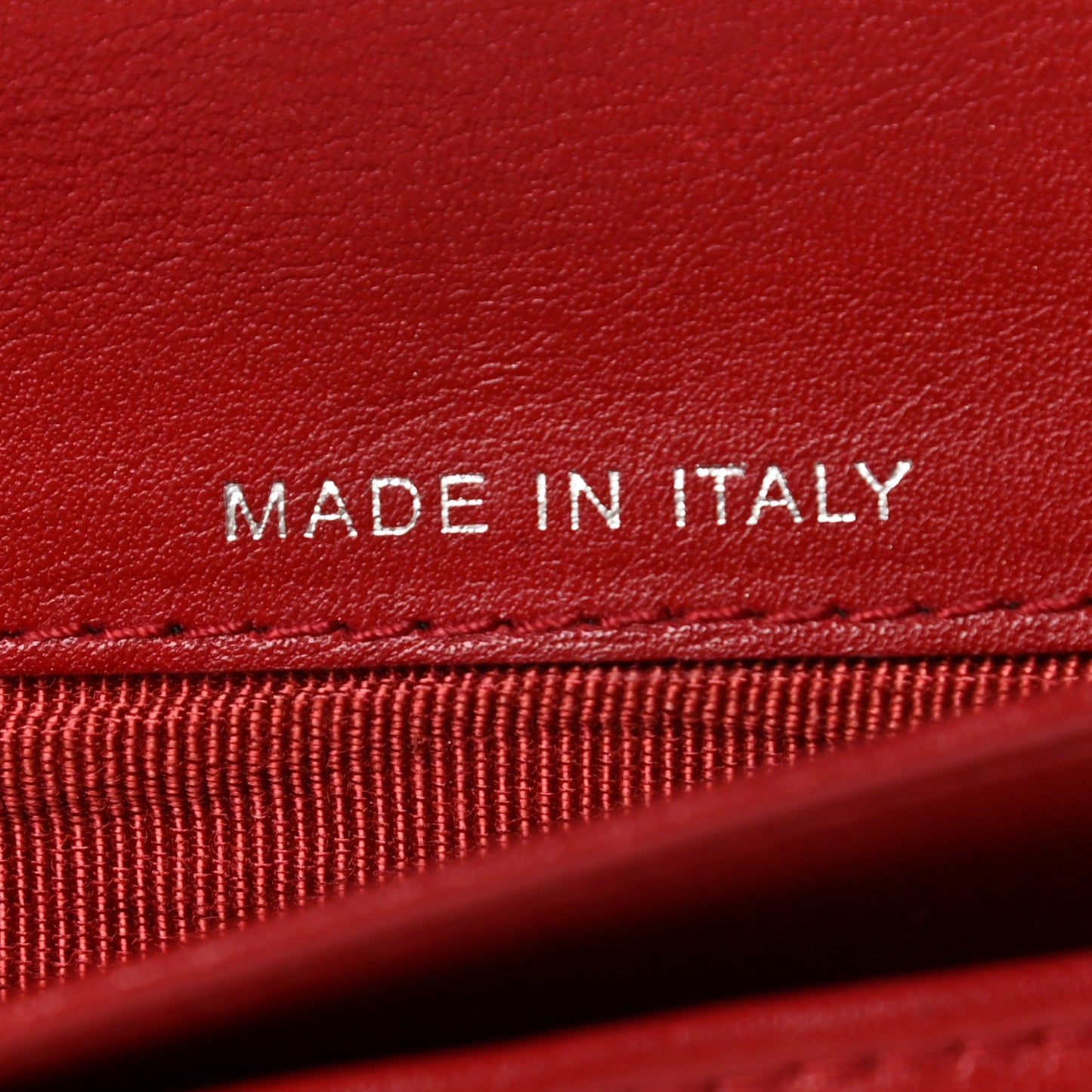 Caviar Quilted Medium Flap Wallet Red