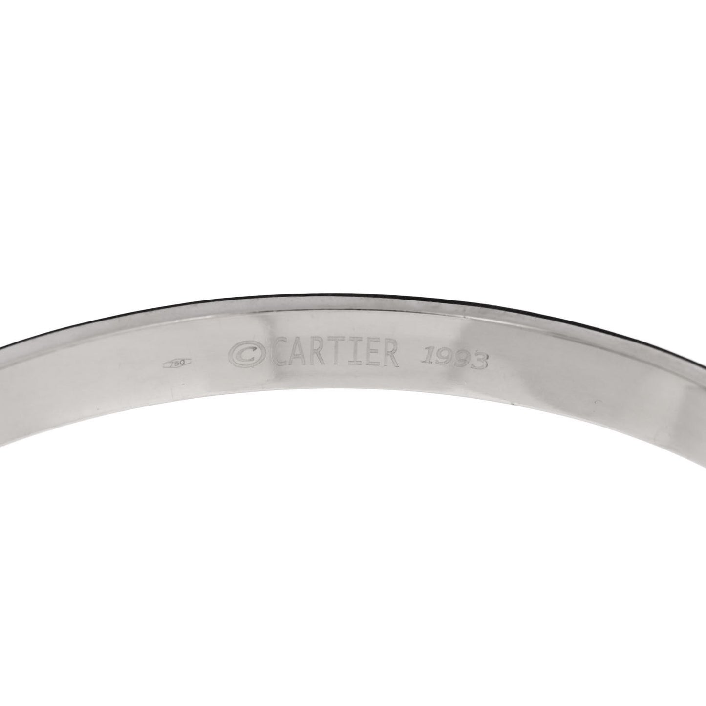 18K White Gold LOVE Bracelet 19