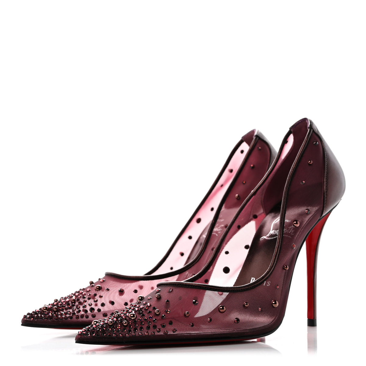 Rete Nappa Laminata Miss Z Degrastrass Perla 100 Pumps 40 Palacy