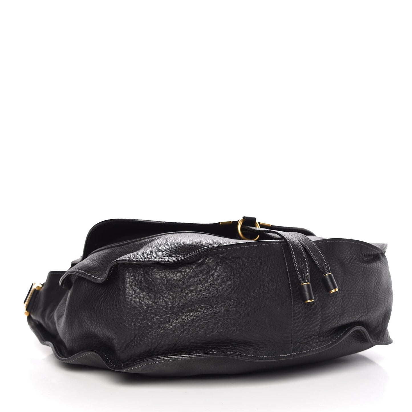 Calfskin Large Marcie Hobo Black