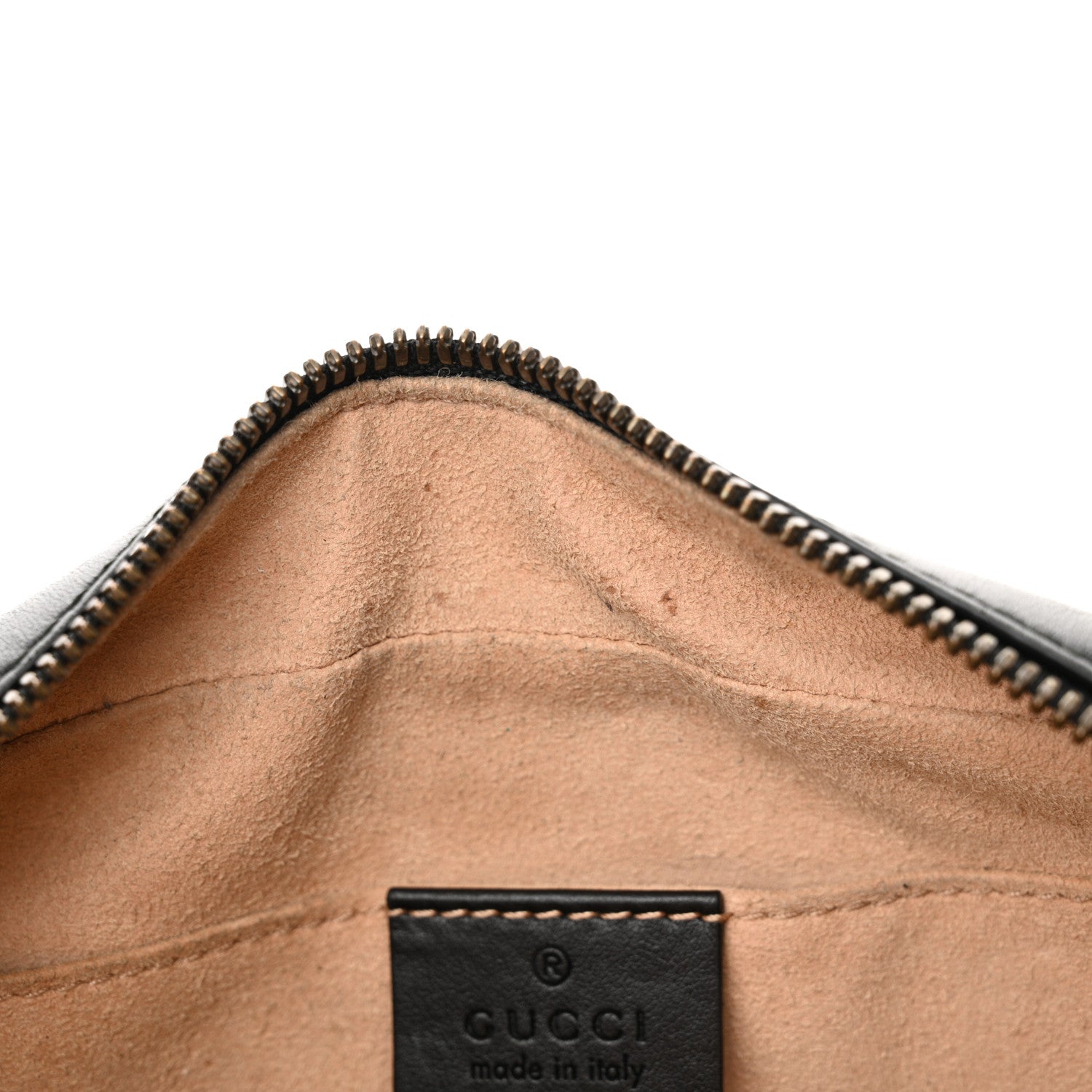 Gucci Calfskin Matelasse Small GG Marmont Chain Shoulder Bag Black 13 of 18
