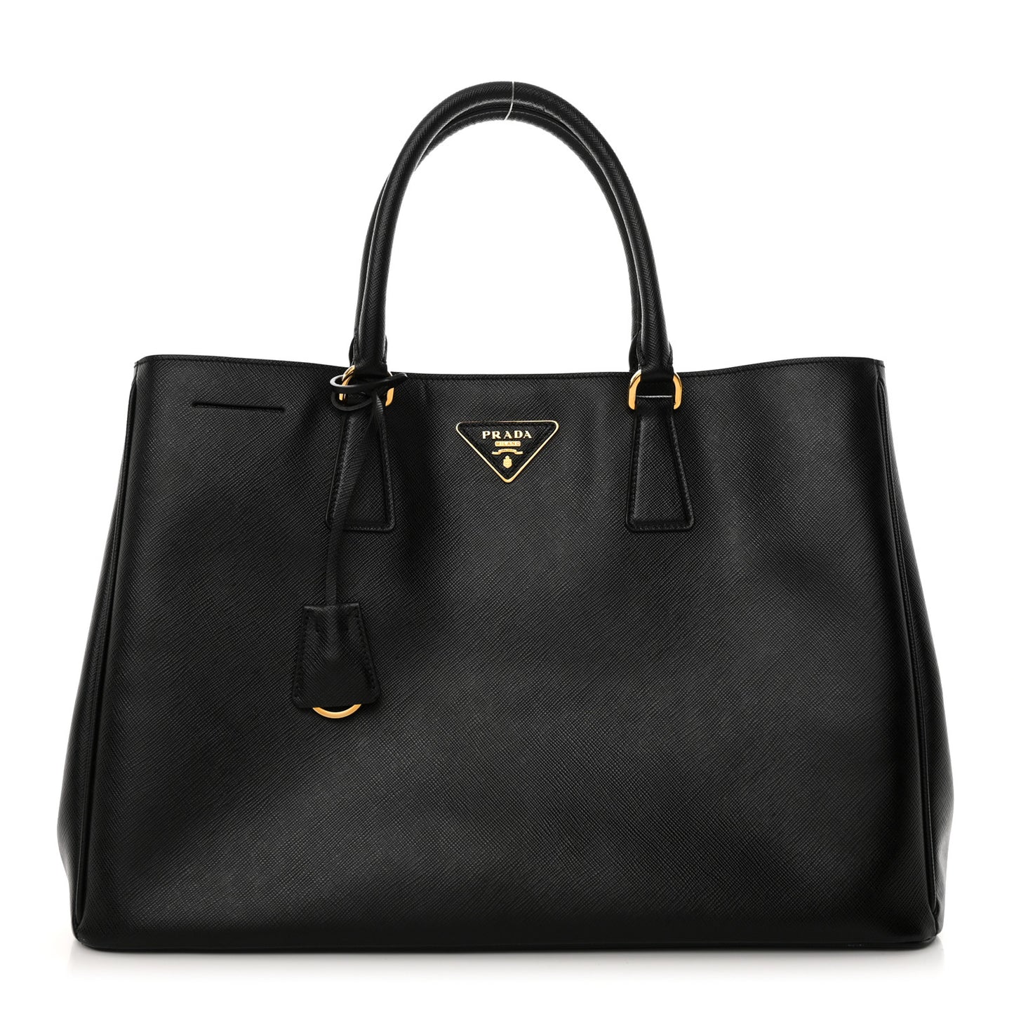 Saffiano Lux Large Tote Black