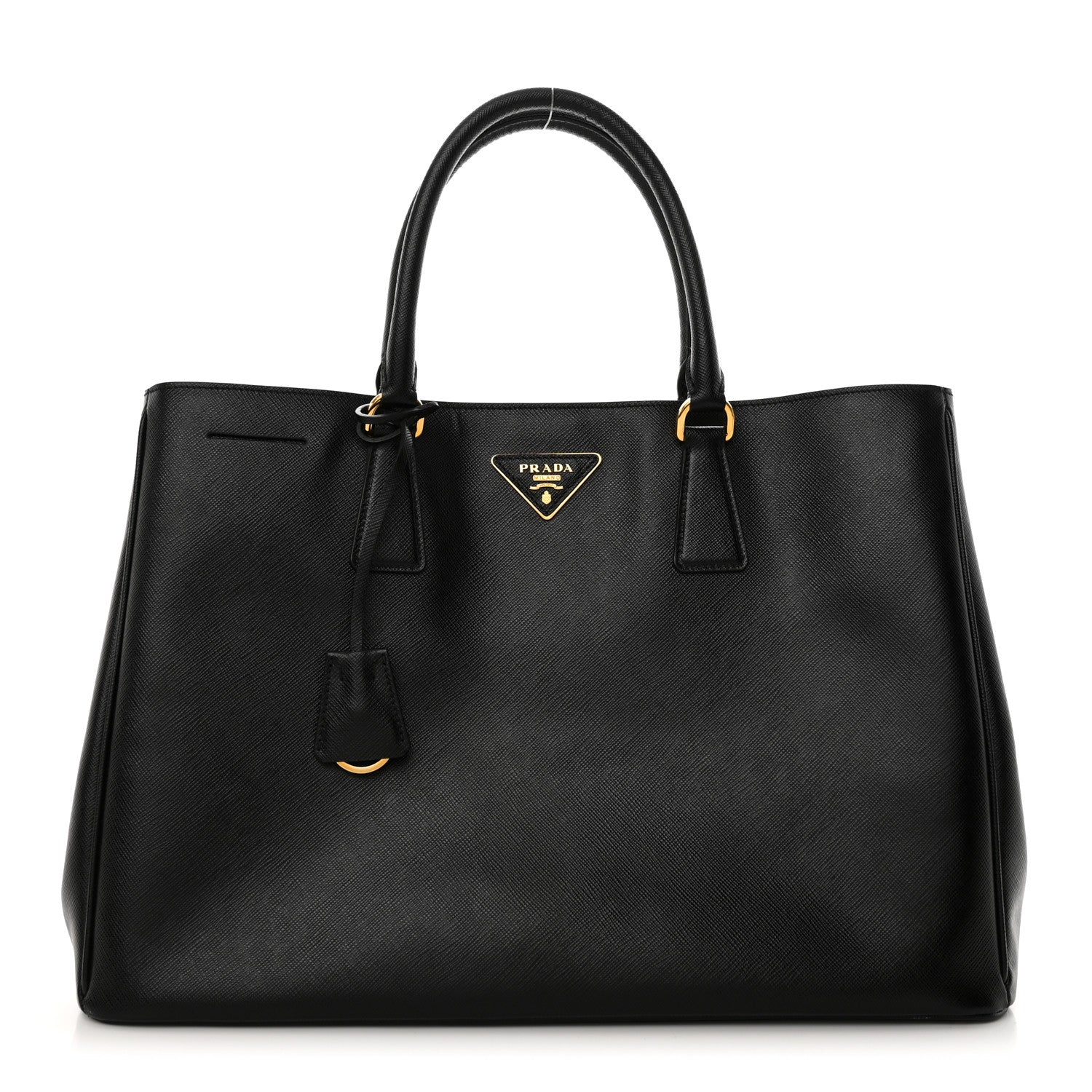 Prada Saffiano Lux Large Tote Black 1 of 10