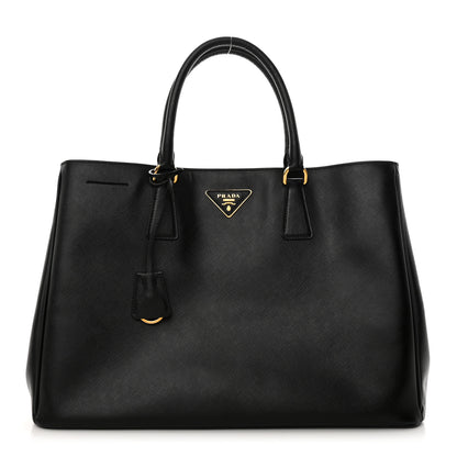 Prada Saffiano Lux Large Tote Black 1 of 10