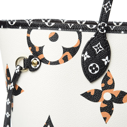 Louis Vuitton Monogram Giant Jungle Neverfull MM Ivory 9 of 12